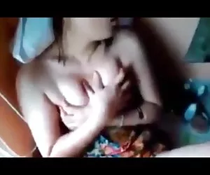 蜡染的女孩他妈的